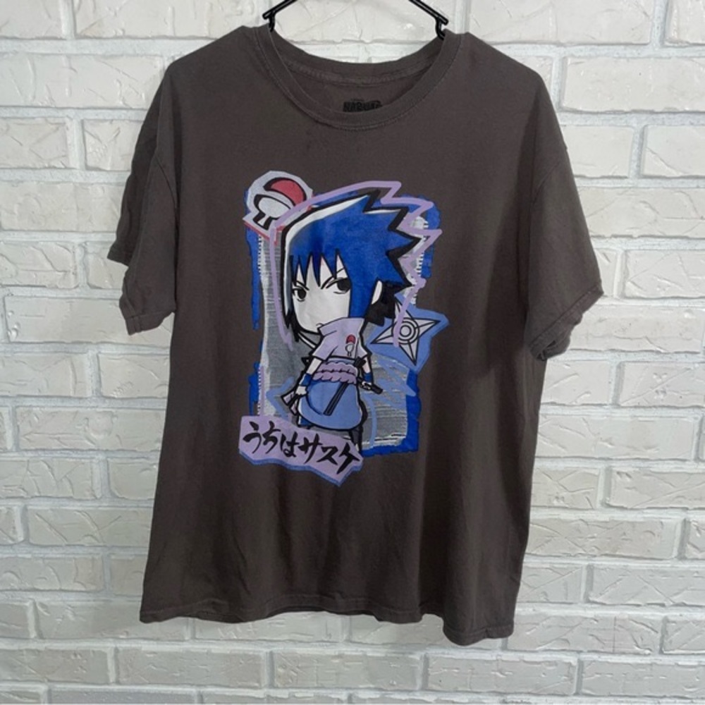 Sasuke Uchiha Naruto shirt sz:L